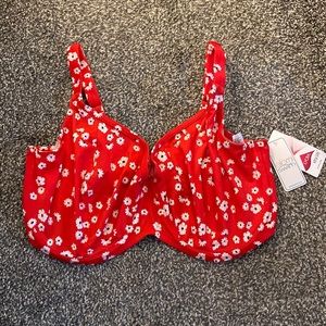 ELOMI PLUS SIZE PLAIN SAILING UNDERWIRE BIKINI TOP 40K